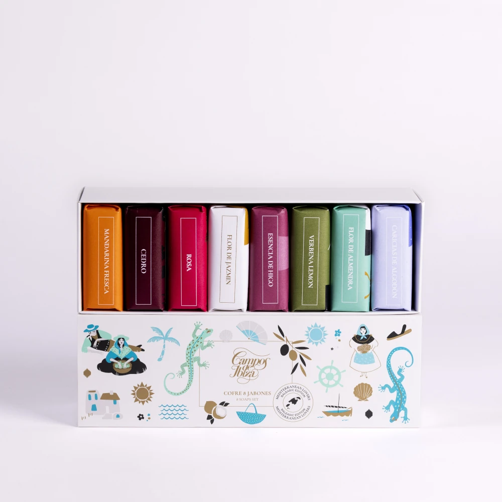 Collection Box Balearic - 8 vegetables soaps