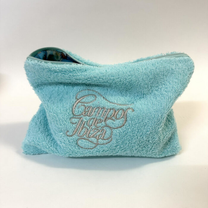 Neceser de felpa verde agua<br><span style="font-weight: 400;">Personalízame</span>
