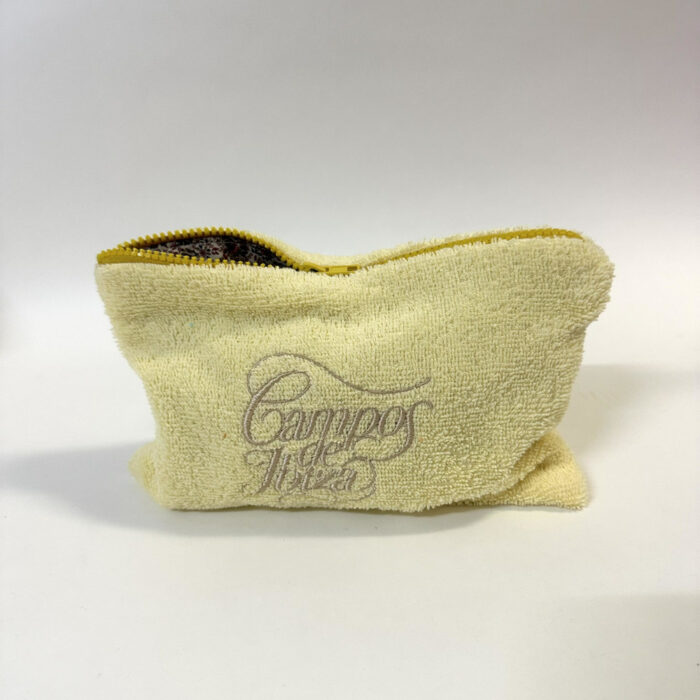 Neceser de felpa amarillo claro<br><span style="font-weight: 400;">Personalízame</span>