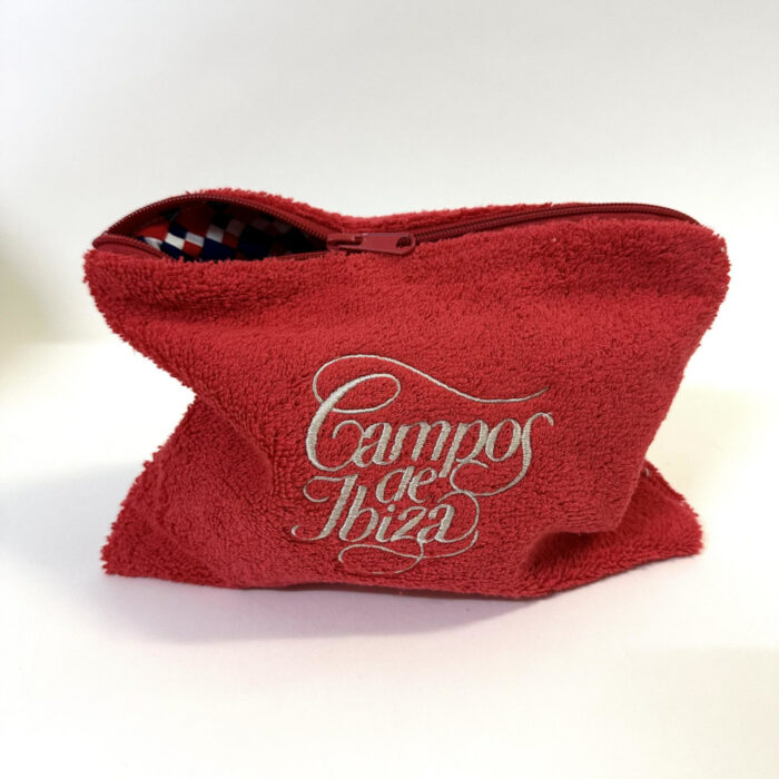 Neceser de felpa rojo<br><span style="font-weight: 400;">Personalízame</span>